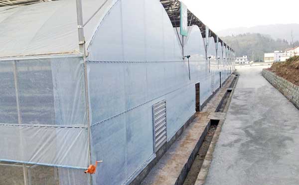 崇州電動(dòng)內(nèi)外遮陽溫室